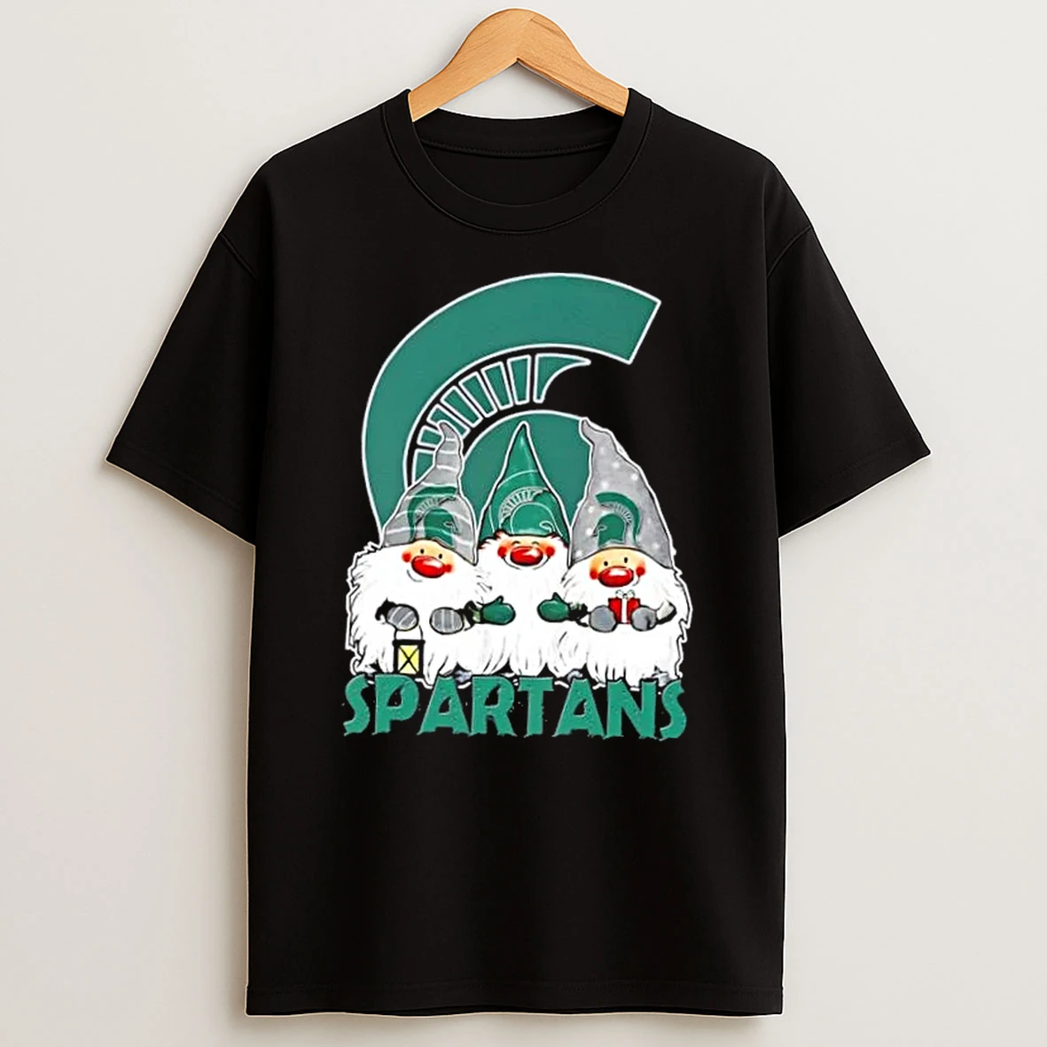 Michigan State Spartans X Gnomes Xmas Christmas Shirts