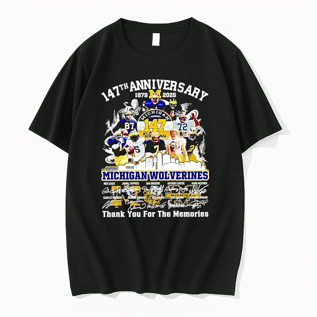 Michigan Wolverines 147th Anniversary 1879 2026 Team Players Shirts