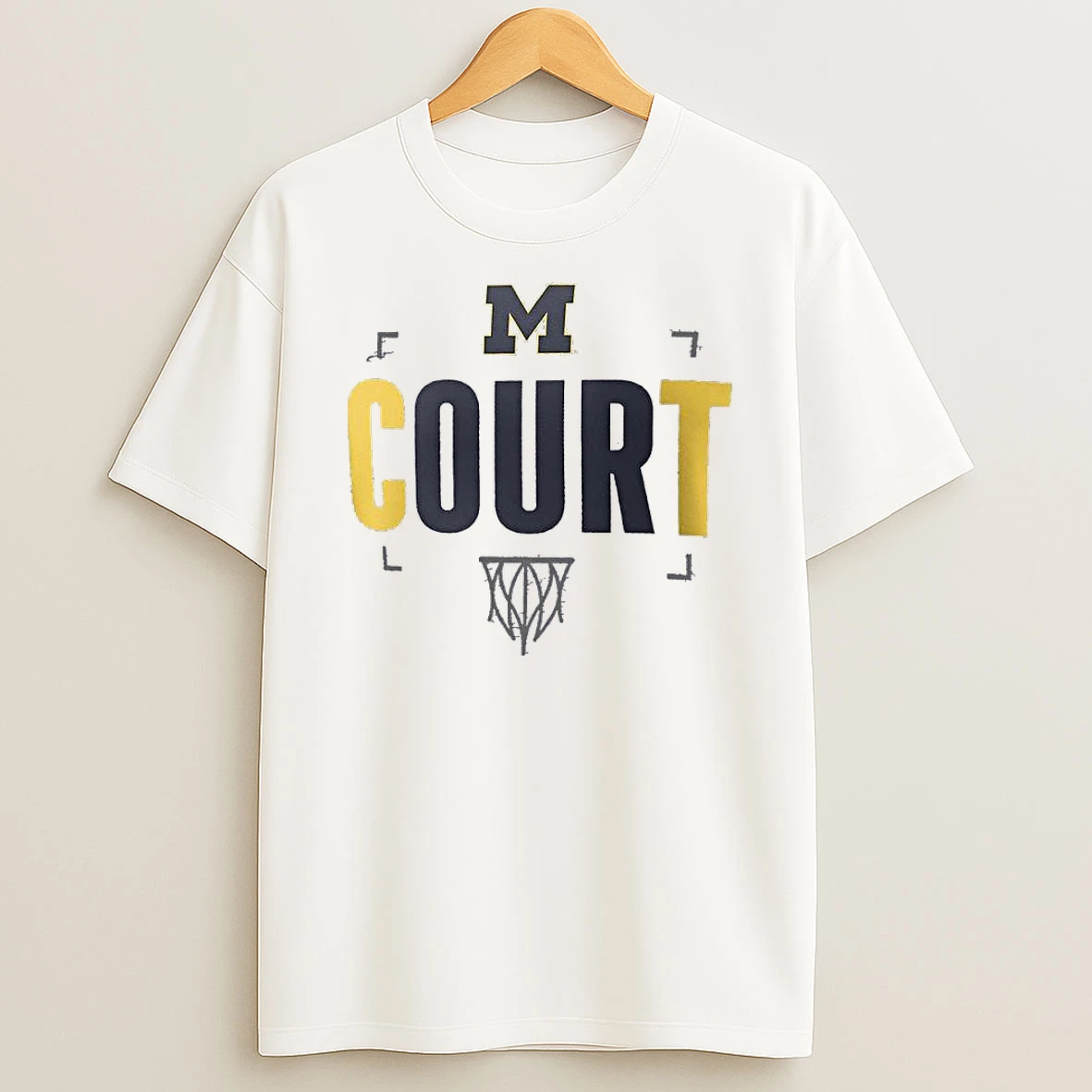 Michigan Wolverines Basketball Our Court Shirts