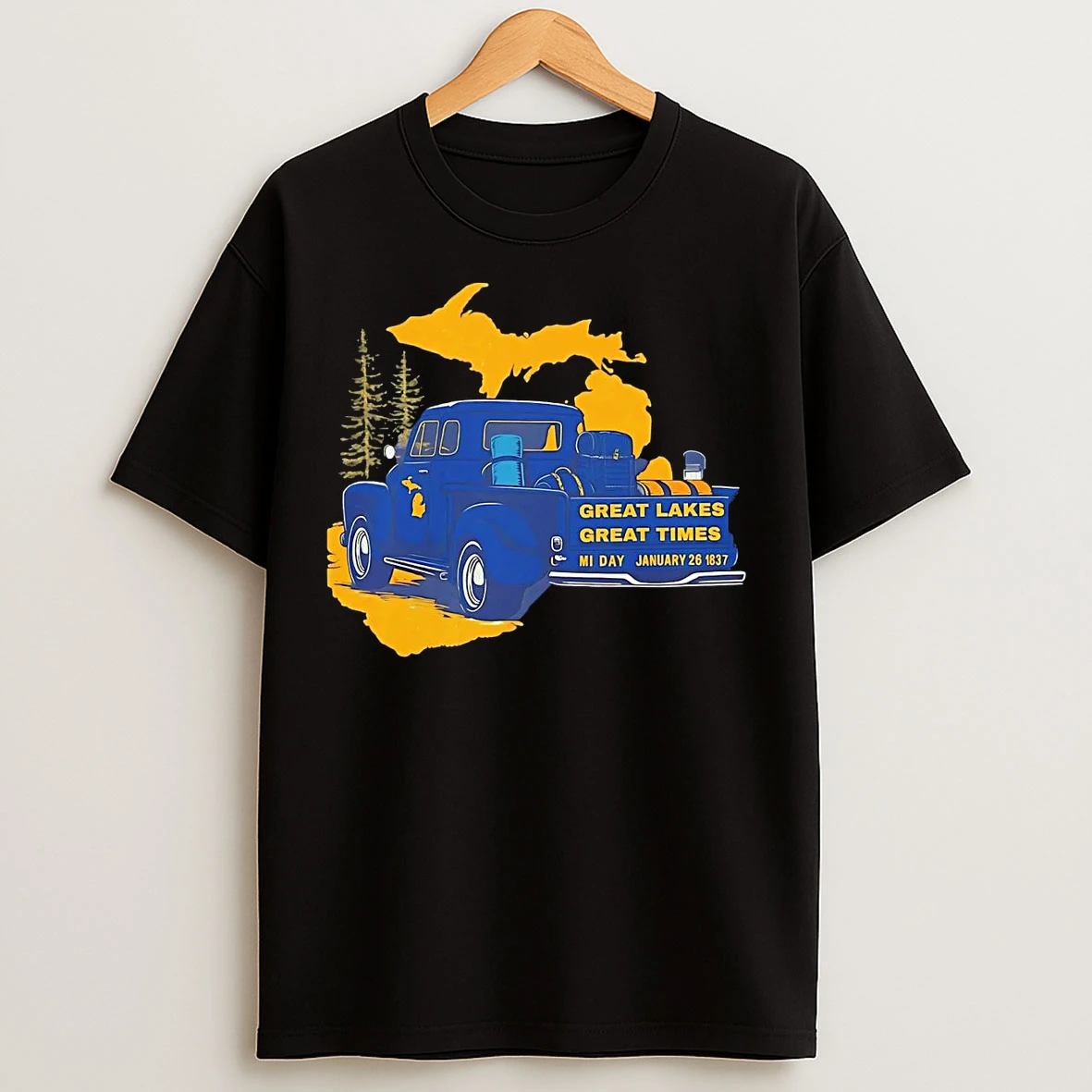 Michigan Wolverines Great Lakes Truck T Shirts