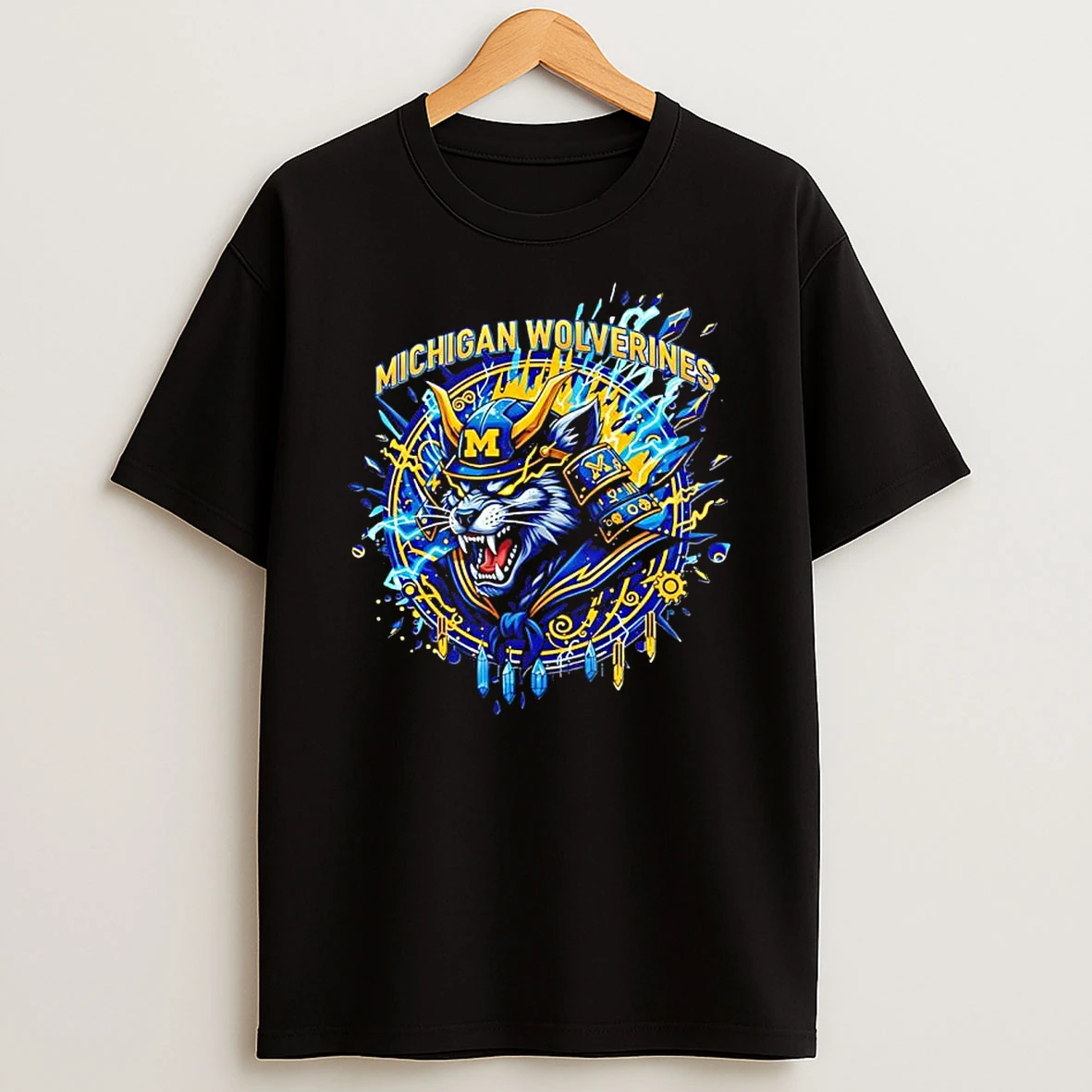 Michigan Wolverines Samurais Black Shirts