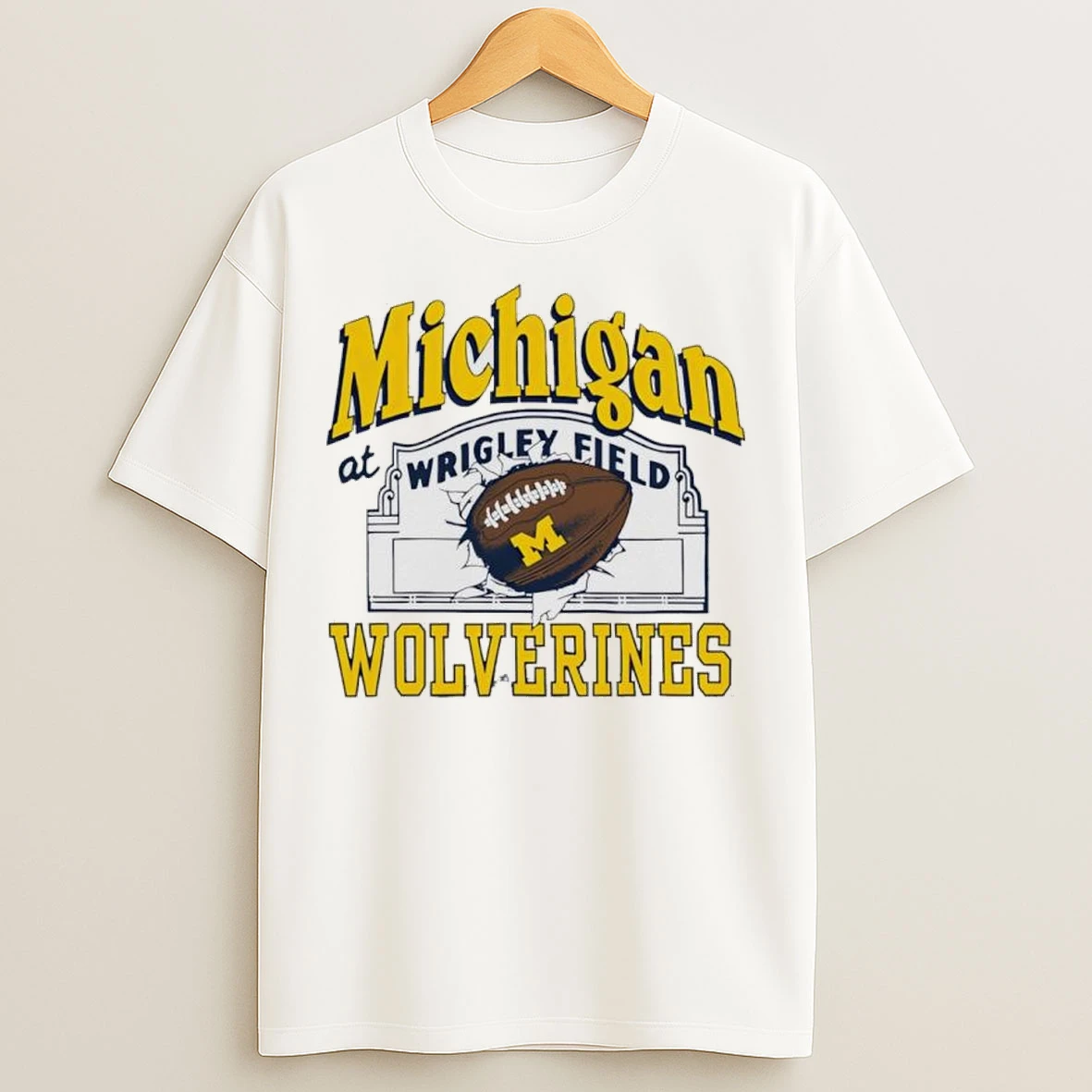 Michigan Wolverines Wrigley Field Game 2025 T Shirts