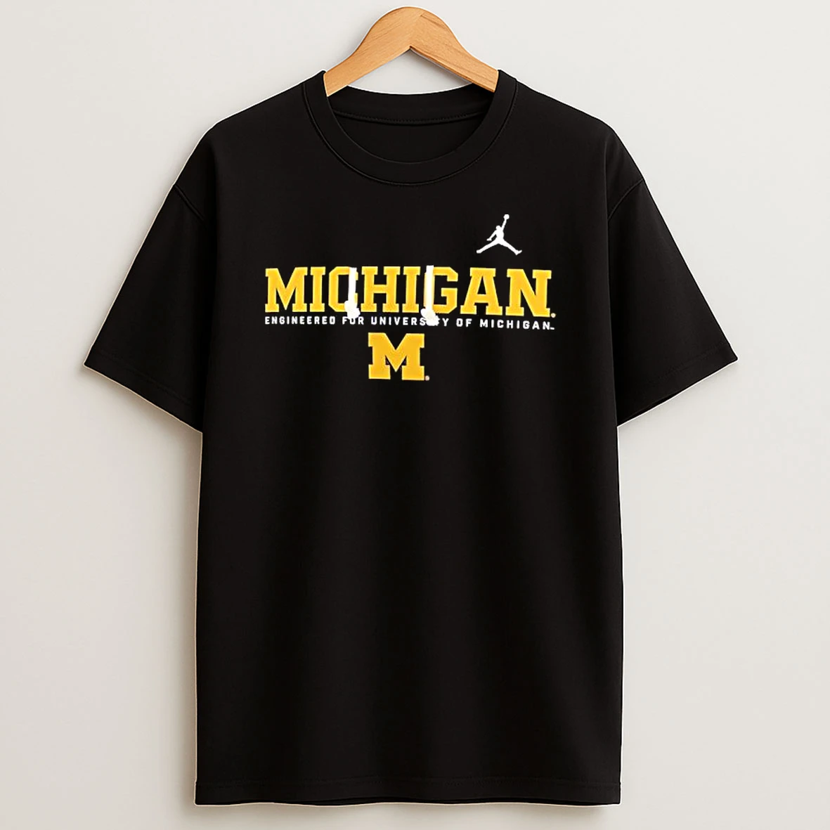 Michigan Wolverines Engineered For Universary Of Michigan Logo Shirts