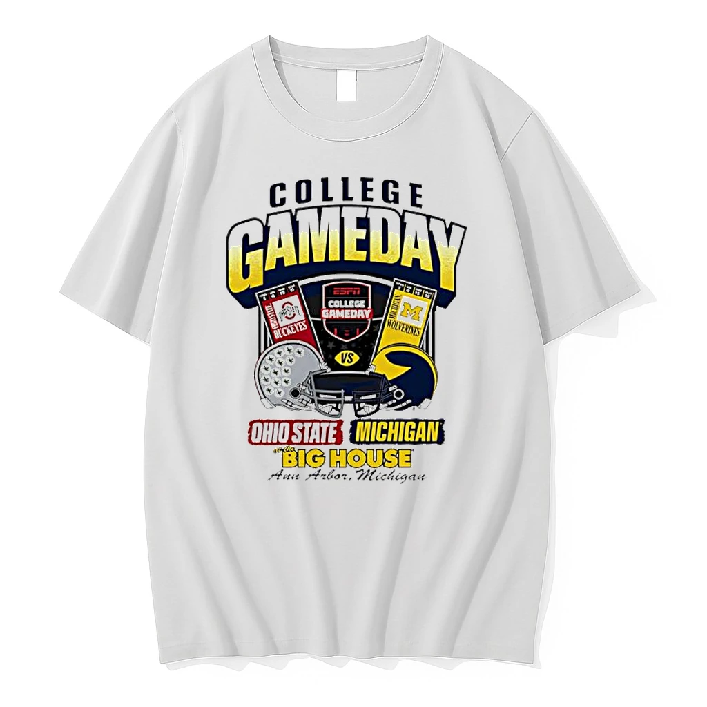 Michigan Wolverines Vs Ohio State 2025 College Gameday Big House Shirts