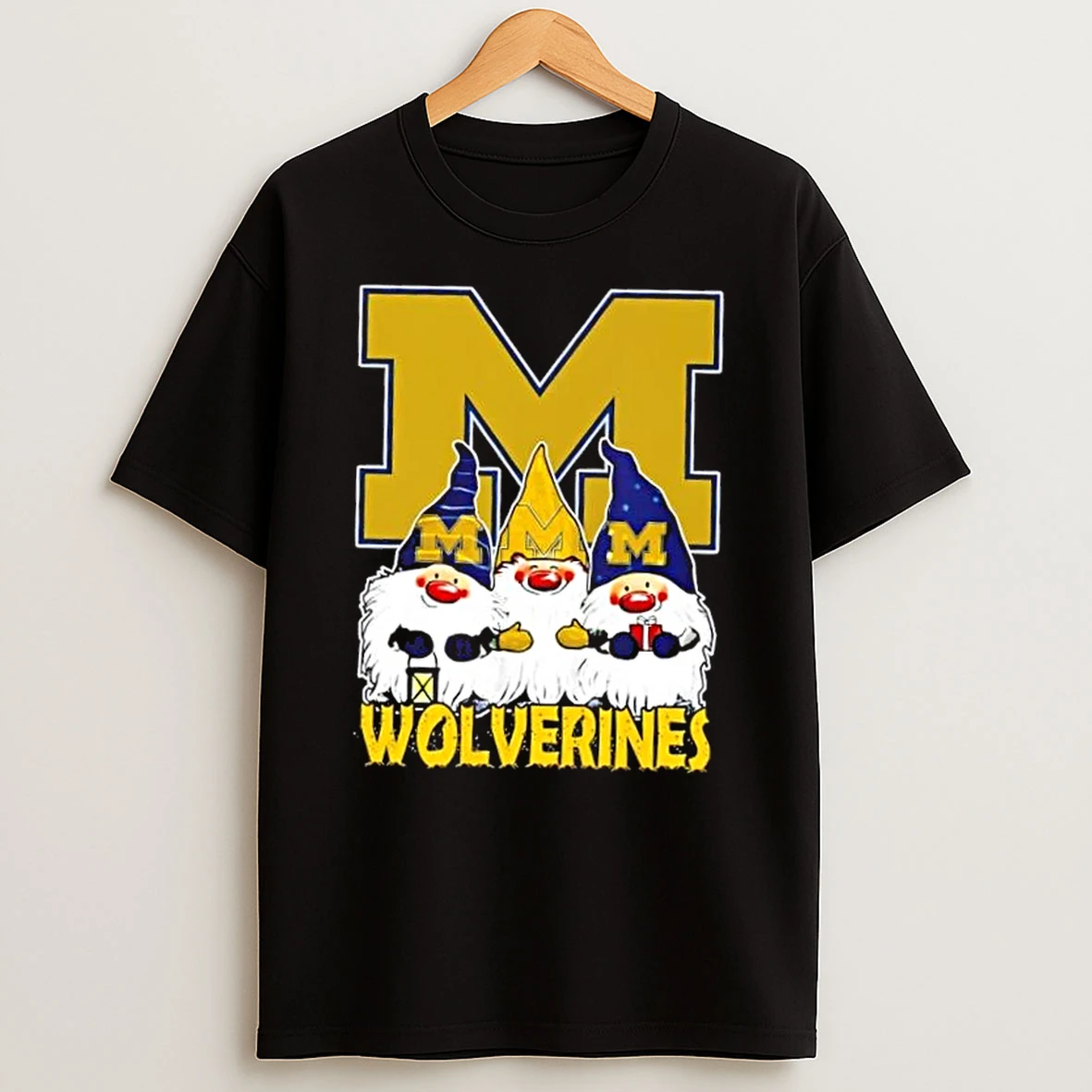 Michigan Wolverines X Gnomes Xmas Christmas Shirts