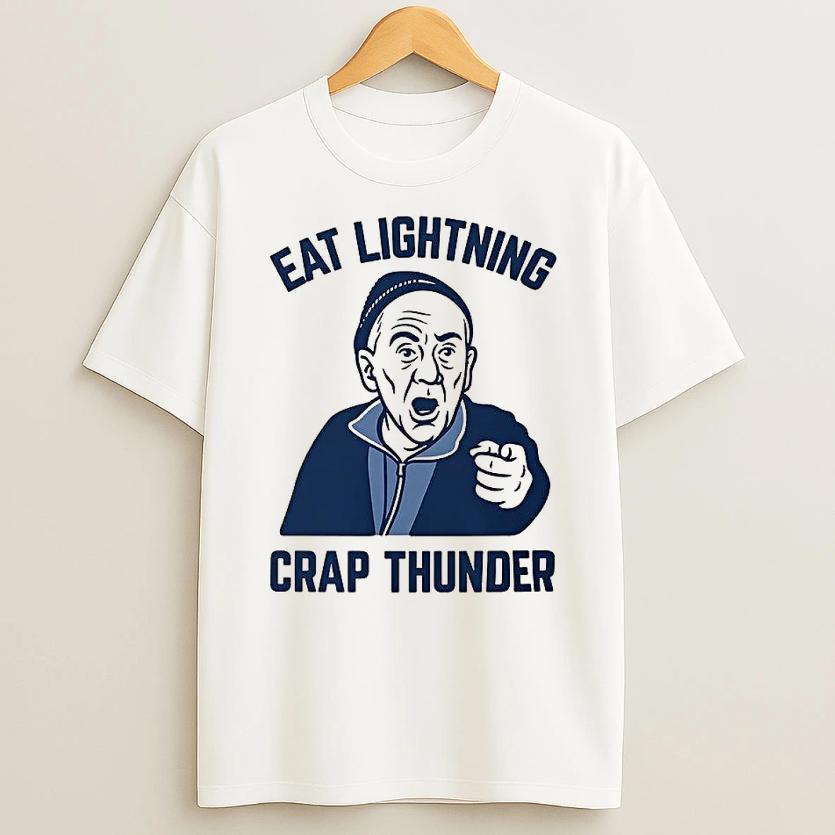Mickey Goldmill Quote Eat Lightning Crap Thunder Shirts
