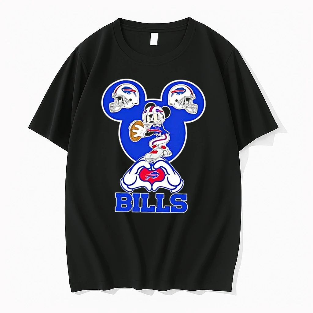 Mickey Hands Heart Love Cincinnati Bengals Football Shirts