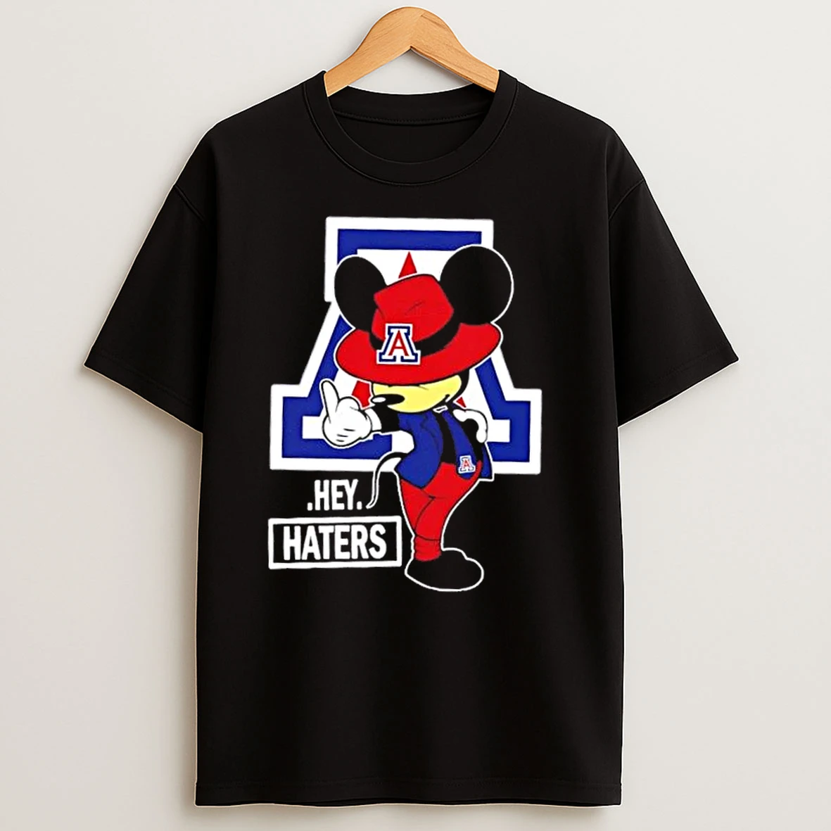 Mickey Hey Hater Arizona Wildcats Football T Shirts