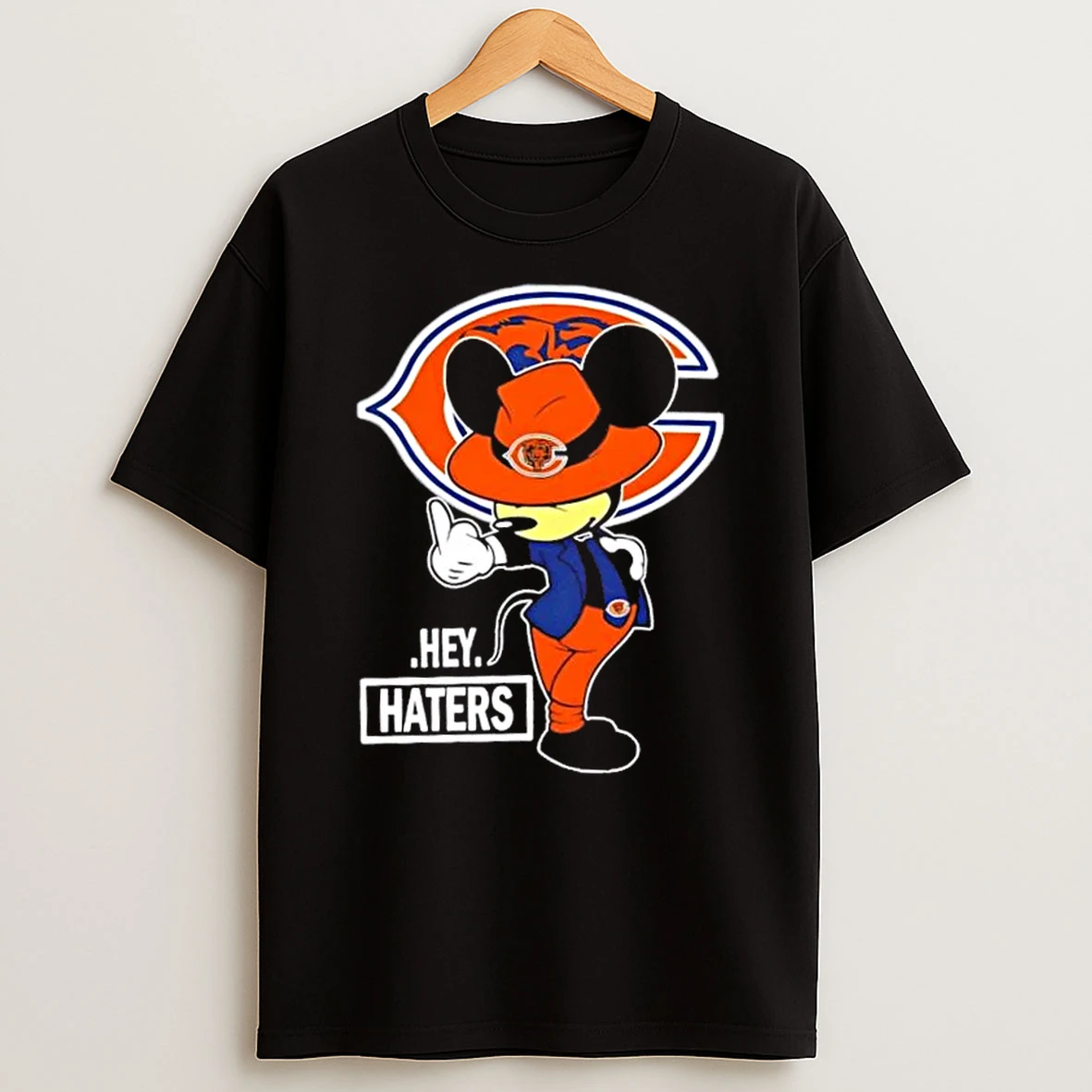 Mickey Hey Hater Chicago Bears Football Shirts