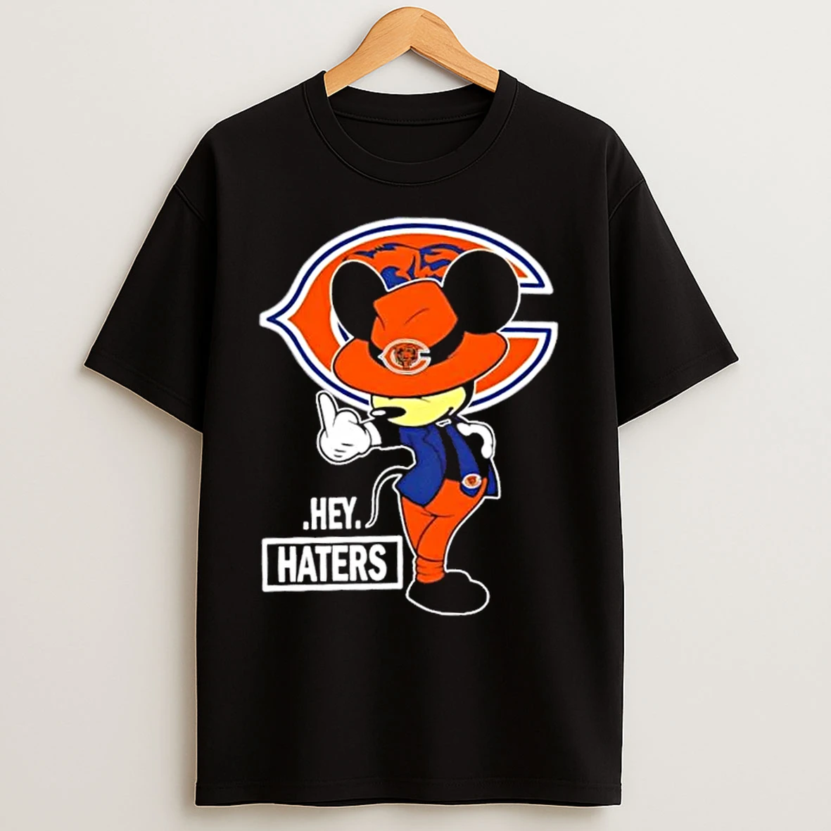 Mickey Hey Hater Chicago Bears Football T Shirts