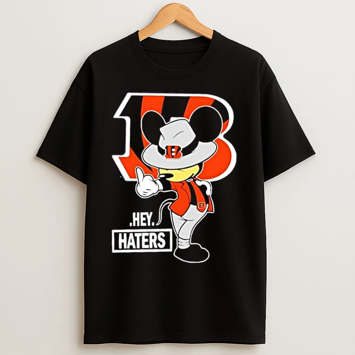 Mickey Hey Hater Cincinnati Bengals Football T Shirts