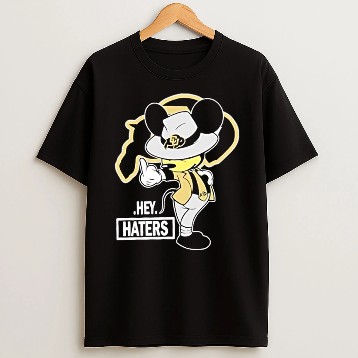 Mickey Hey Hater Colorado Buffaloes Football Shirts