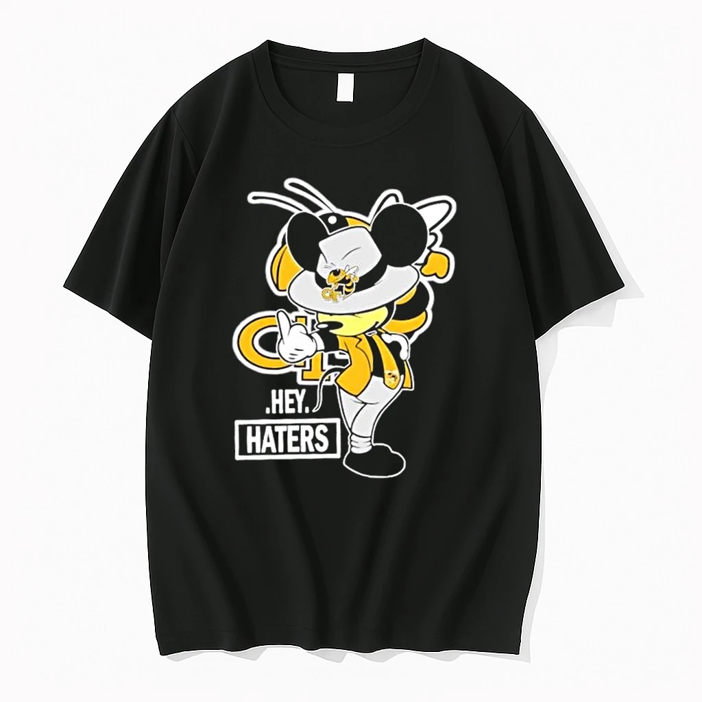 Mickey Hey Hater Georgia Tech Yellow Jackets Football Shirts