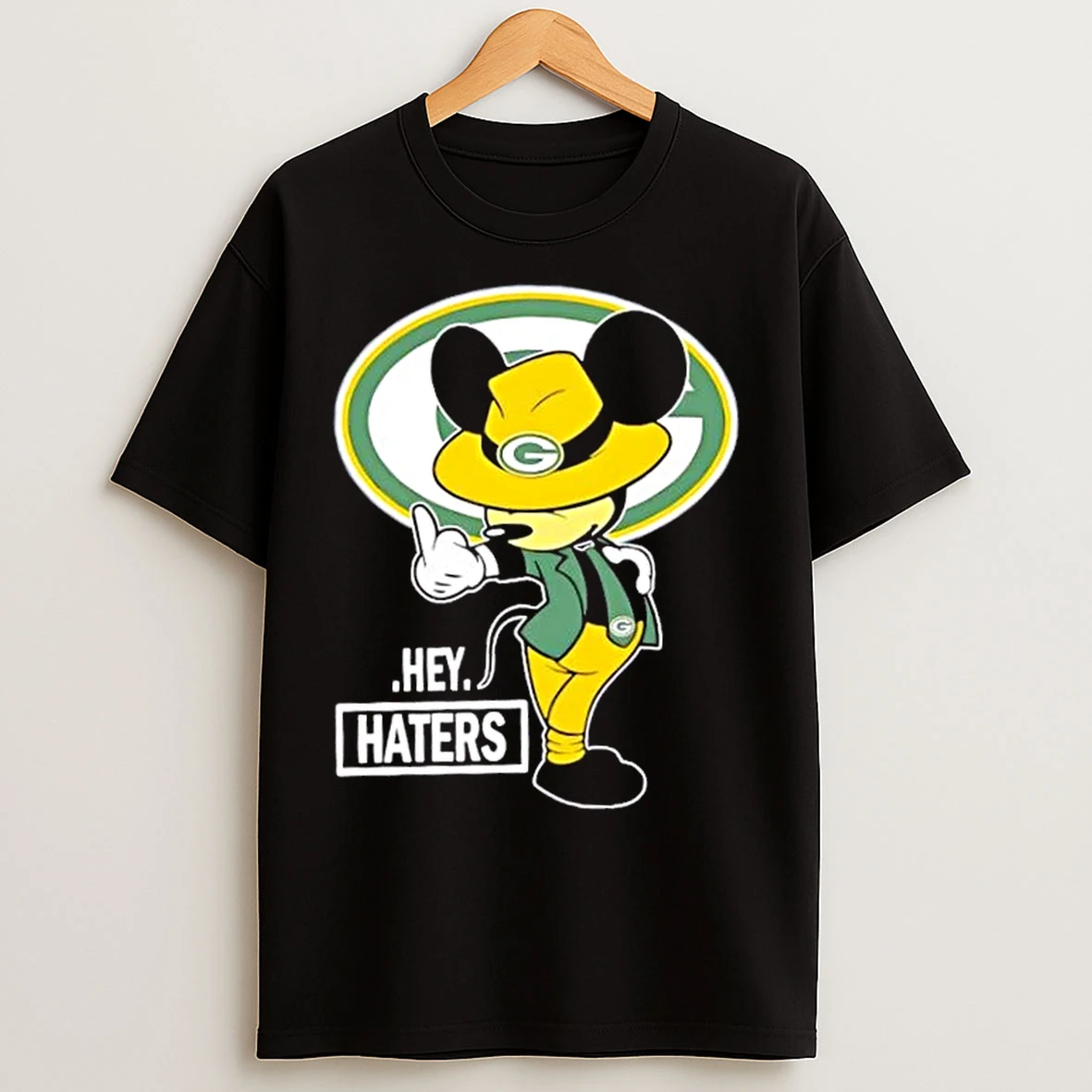 Mickey Hey Hater Green Bay Packers T Shirts
