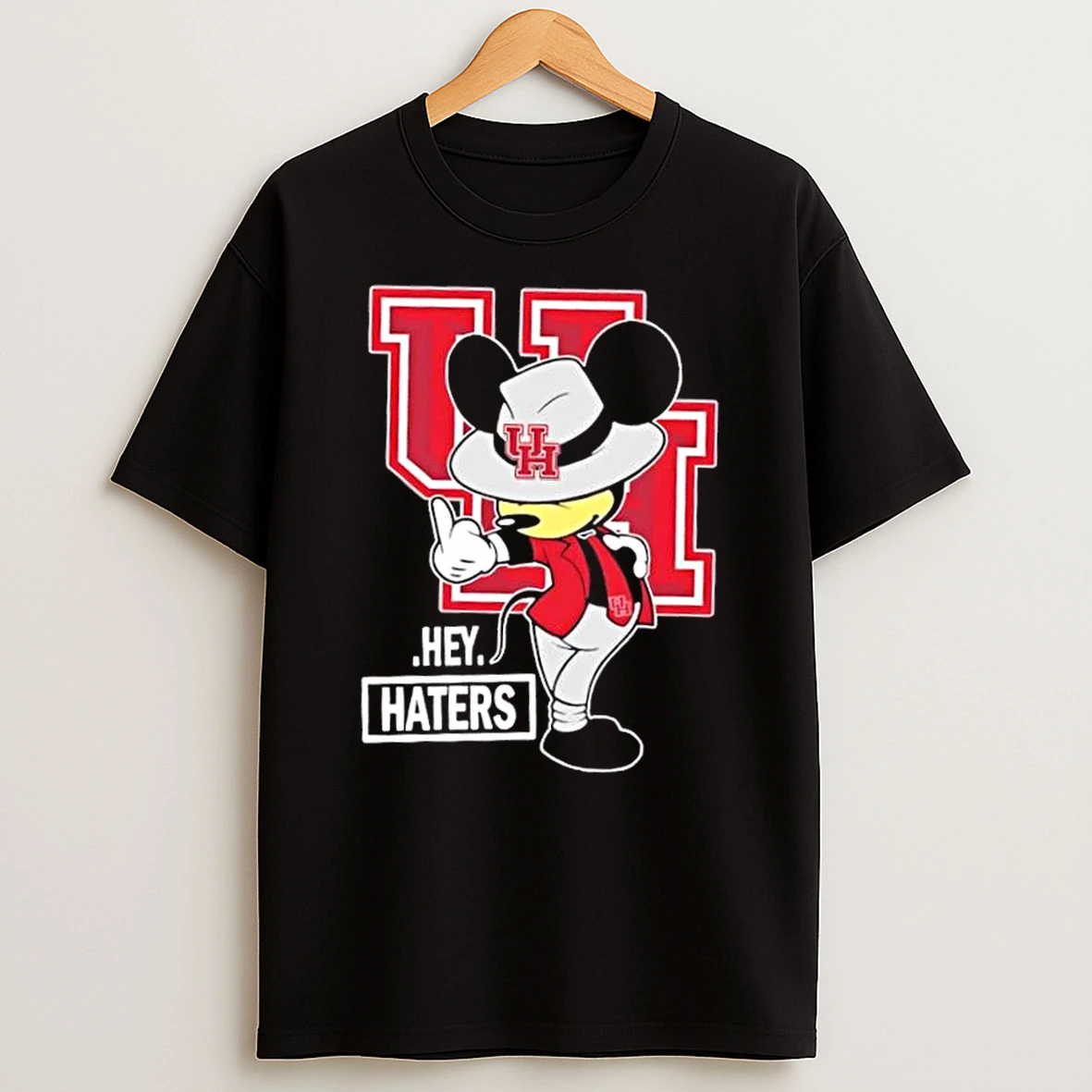 Mickey Hey Hater Houston Cougars Football Shirts