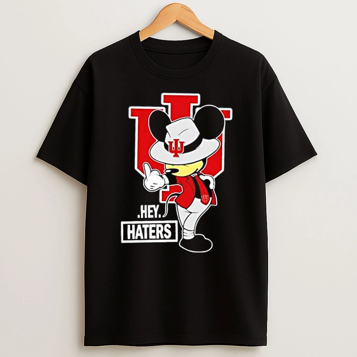 Mickey Hey Hater Indiana Hoosiers Football Shirts