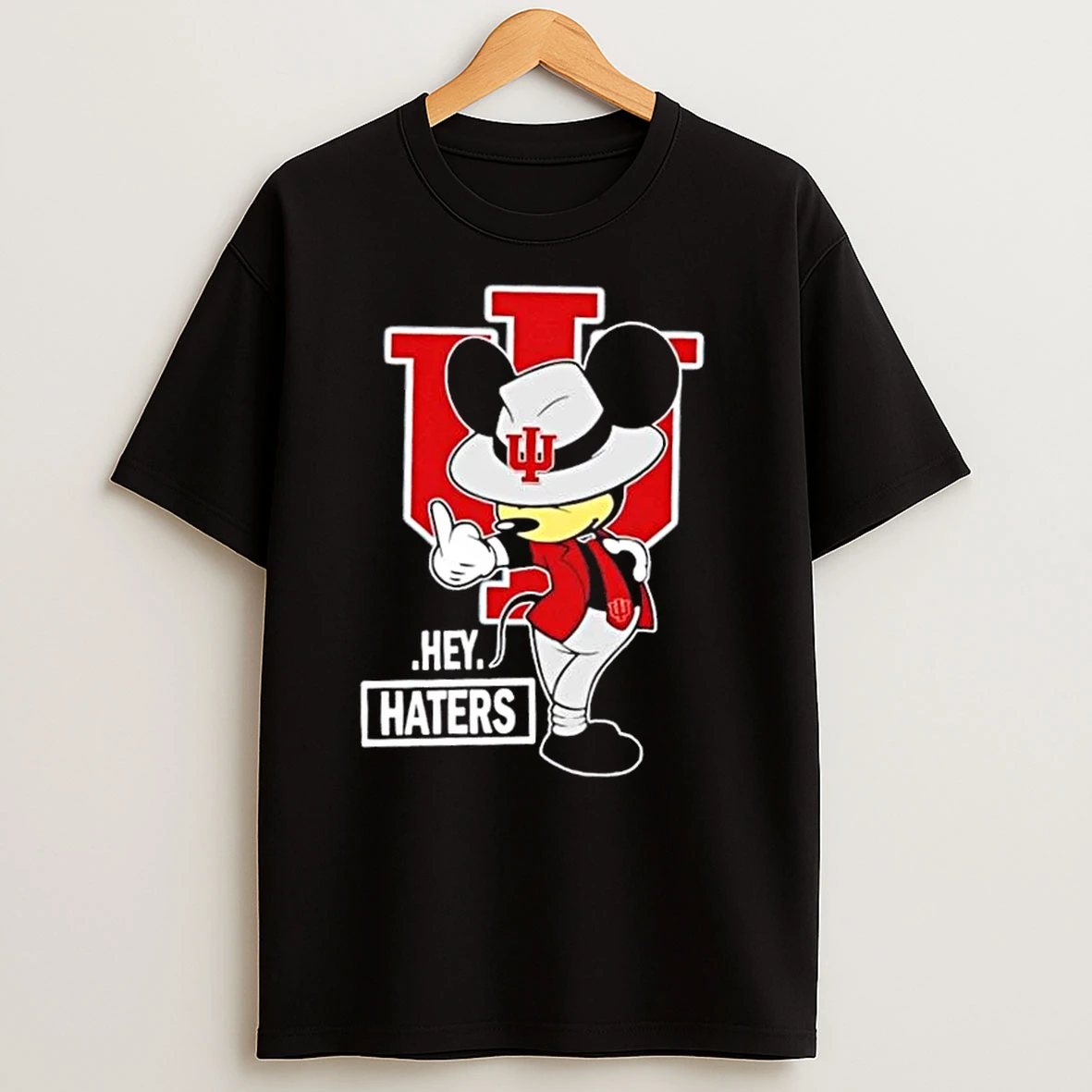 Mickey Hey Hater Indiana Hoosiers Football T Shirts