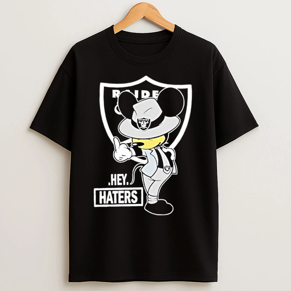 Mickey Hey Hater Las Vegas Raiders T Shirts