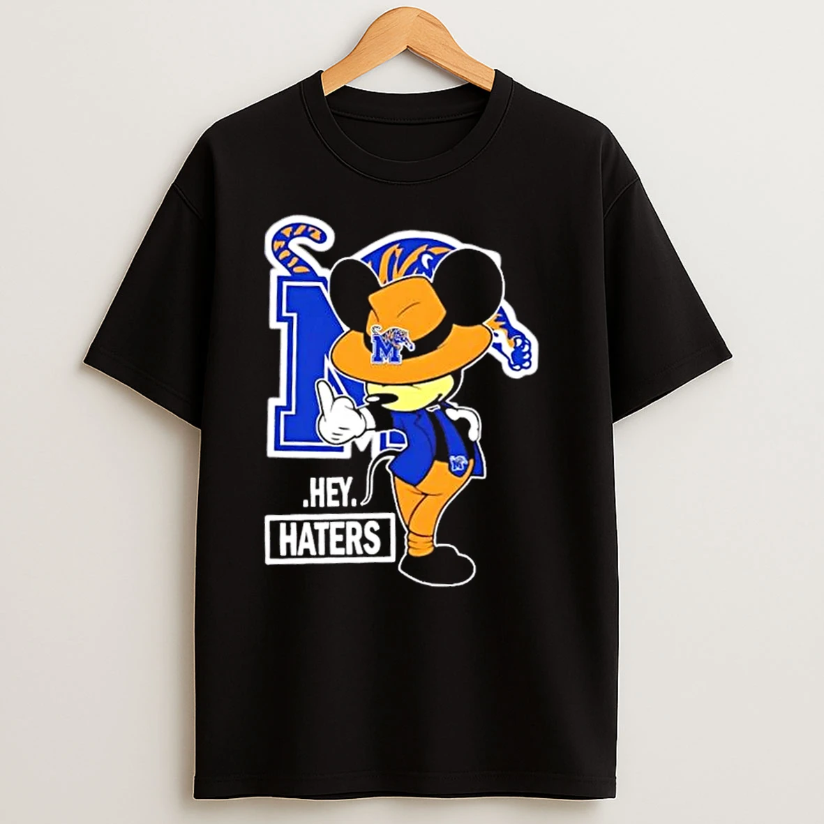 Mickey Hey Hater Memphis Tigers Football T Shirts