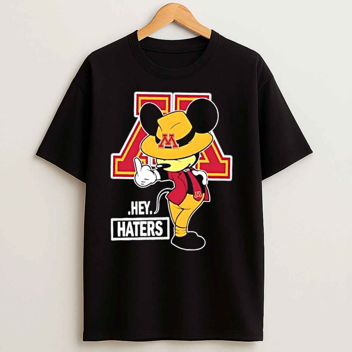 Mickey Hey Hater Minnesota Golden Gophers Football T Shirts