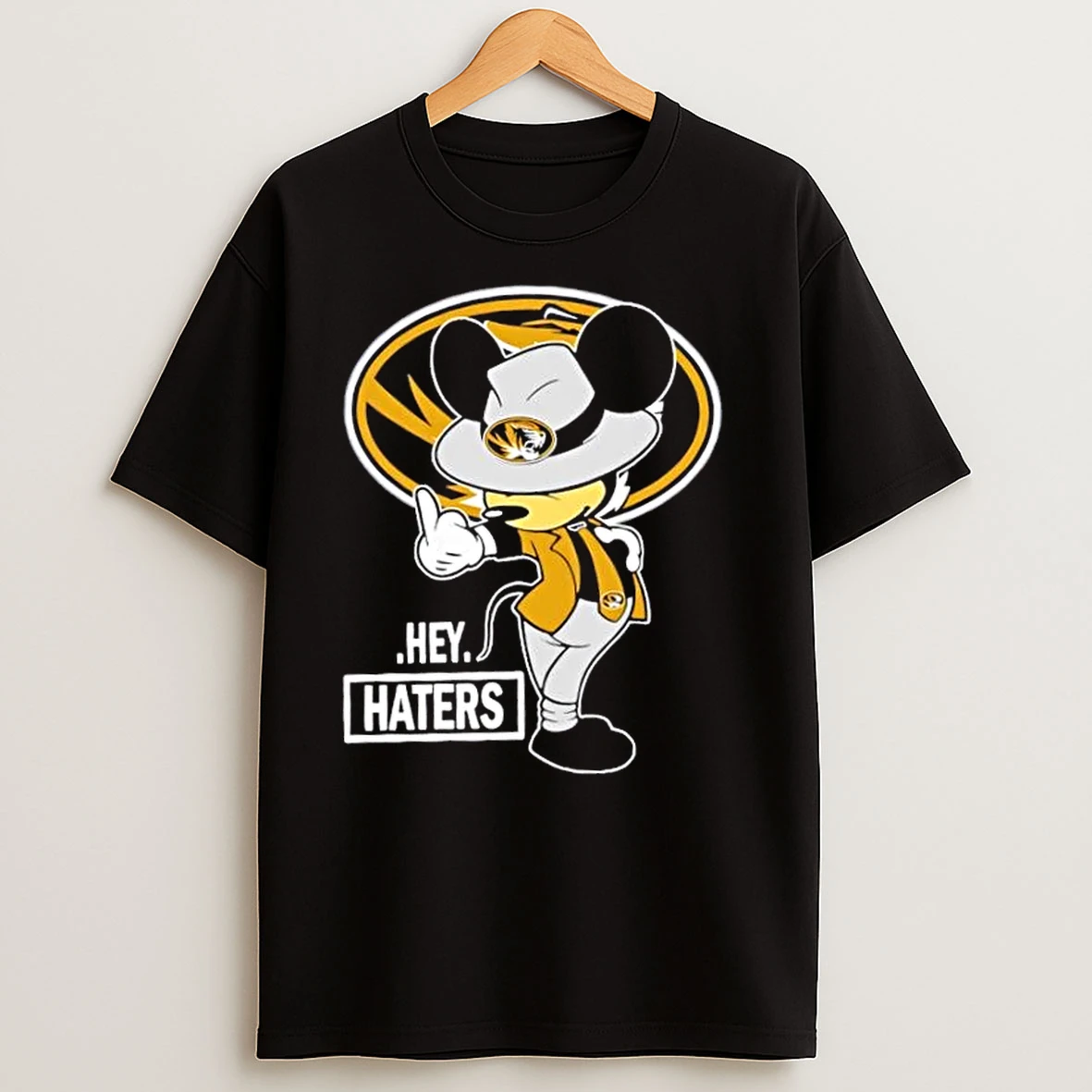 Mickey Hey Hater Missouri Tigers Football T Shirts