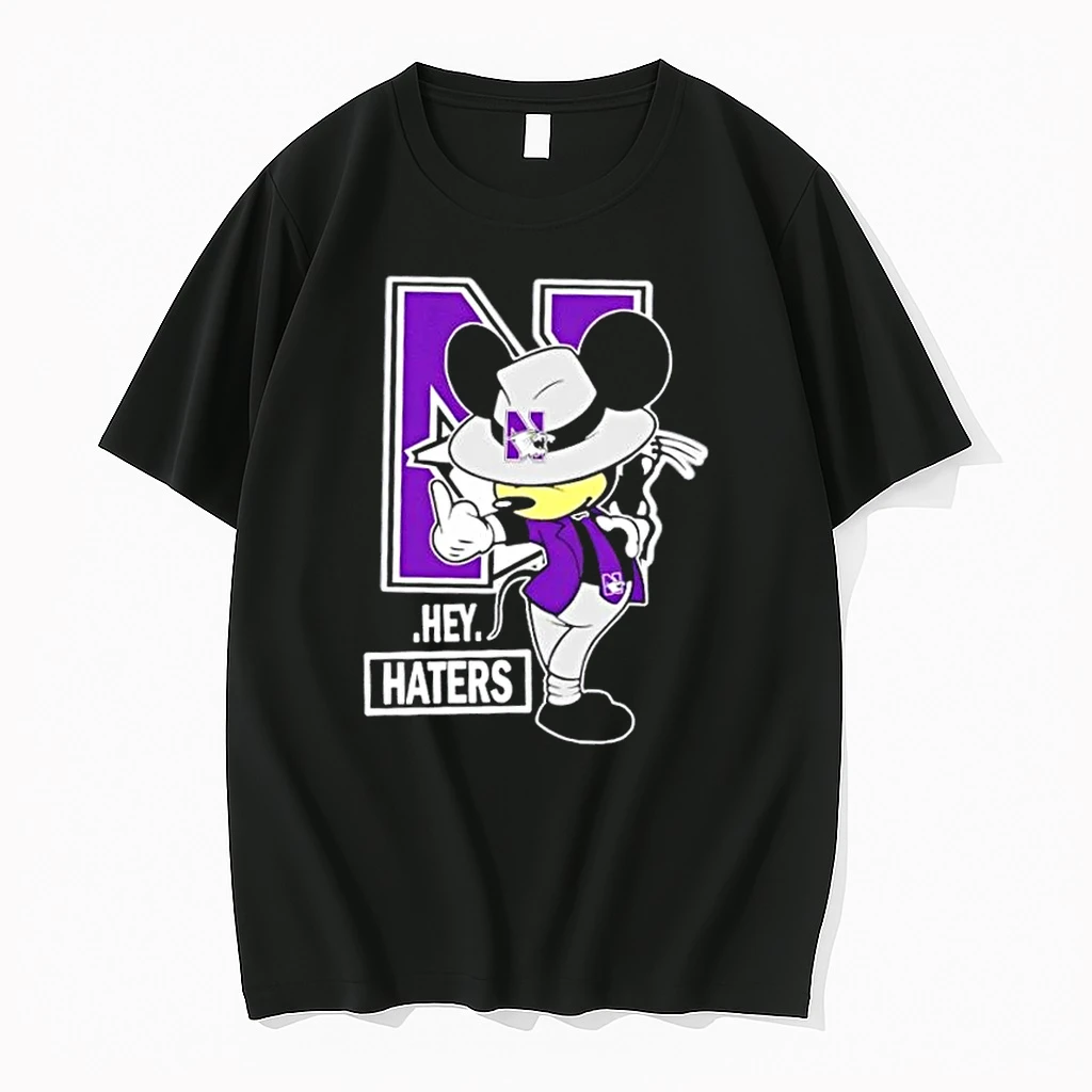 Mickey Hey Hater Northwestern Wildcats Football Shirts