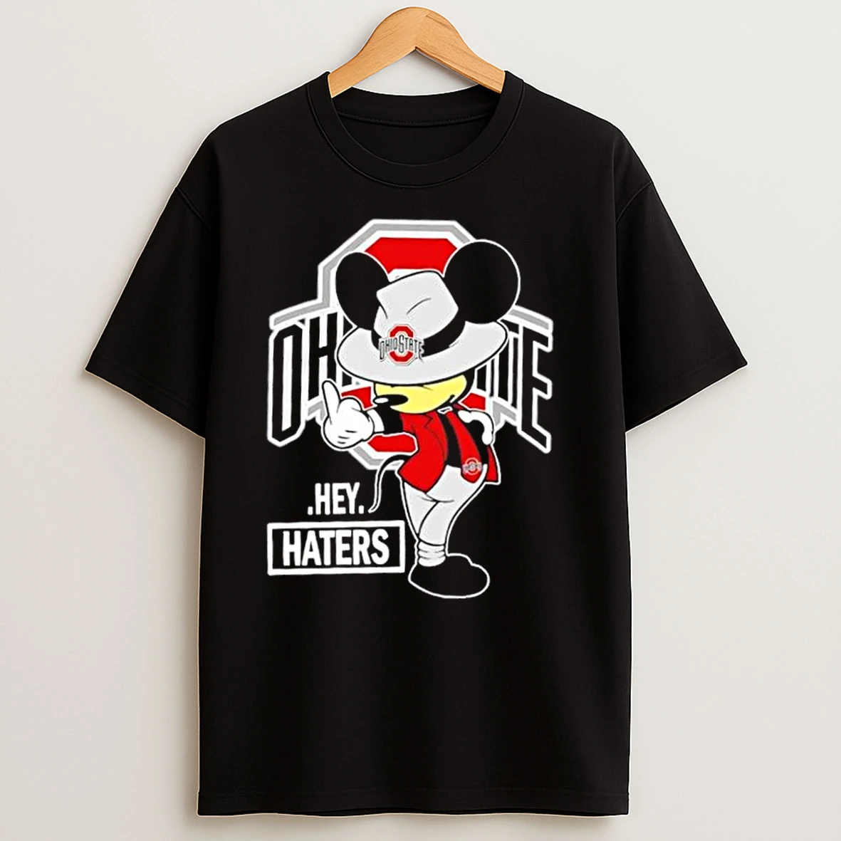 Mickey Hey Hater Ohio State Buckeyes Football T Shirts