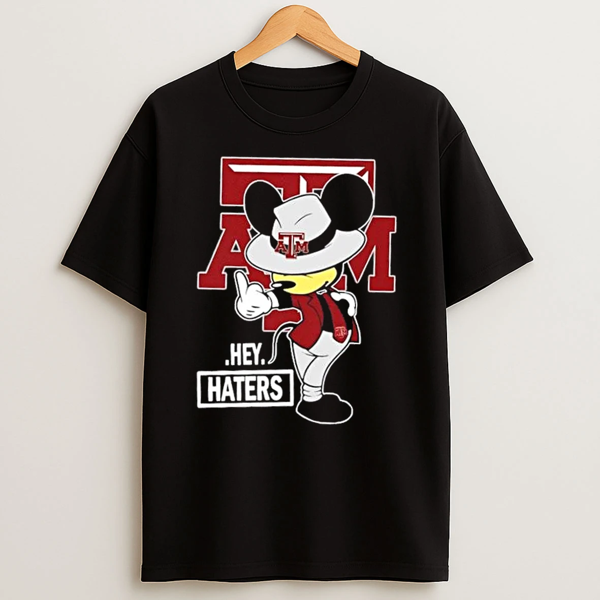 Mickey Hey Hater Texas Am Aggies Football Shirts