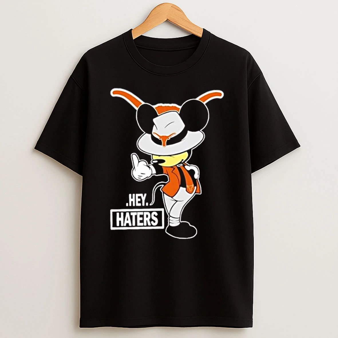 Mickey Hey Hater Texas Longhorns Football Shirts