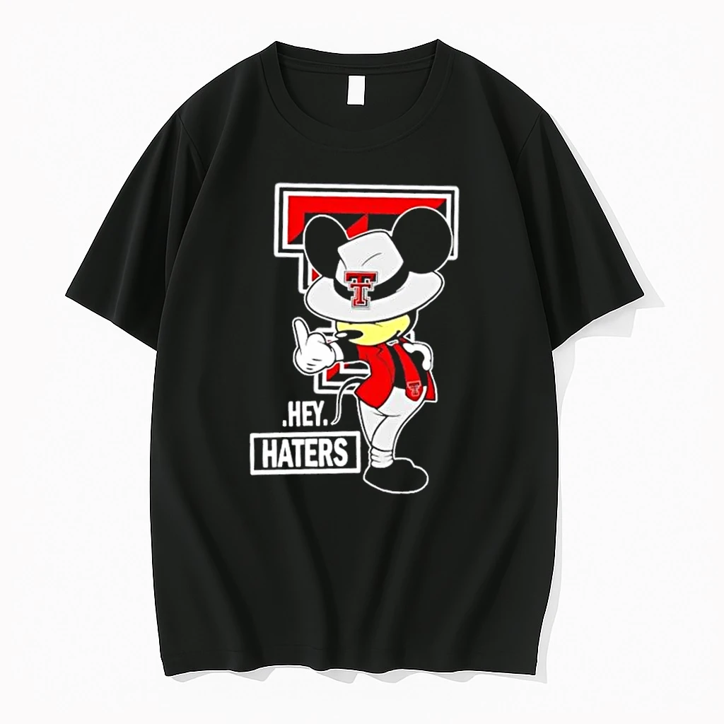 Mickey Hey Hater Texas Tech Red Raiders Football Shirts