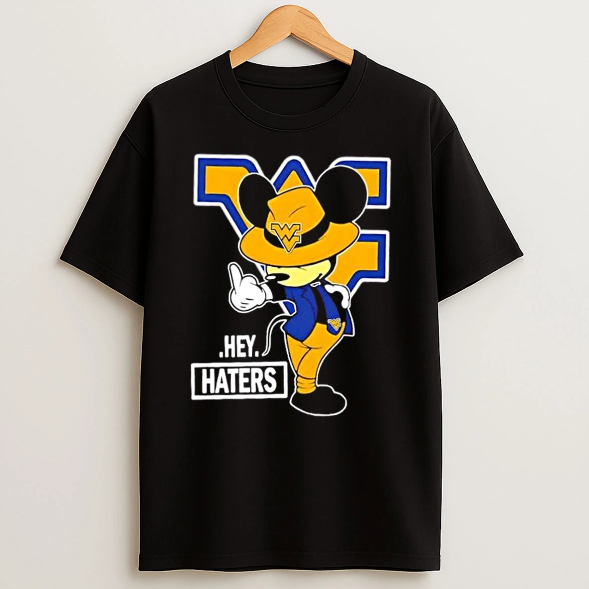 Mickey Hey Hater West Virginia Mountaineers Football Shirts