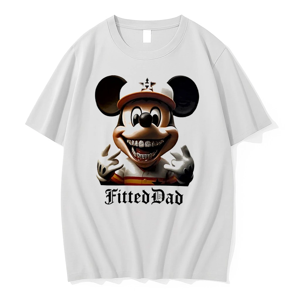 Mickey Mouse Fitted Das X Houston Astros Grillz Shirts