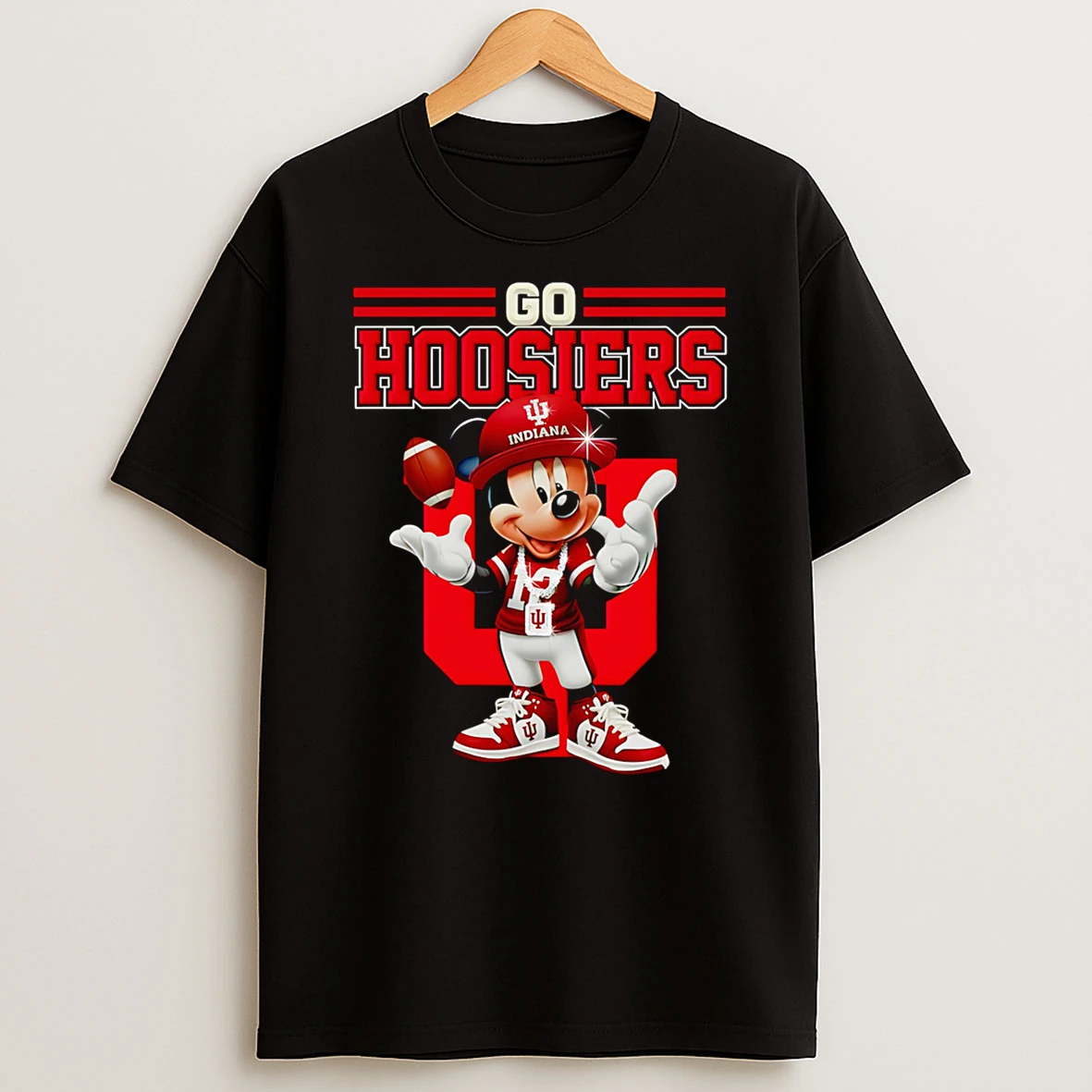 Mickey Mouse Go Hoosiers Shirts