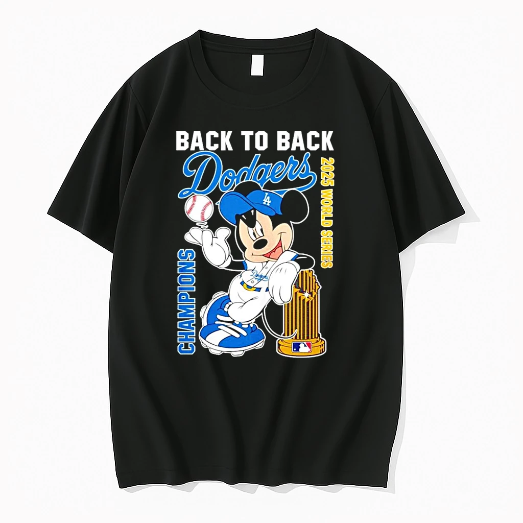 Mickey X La Dodgers Back To Back World Series Champions 2025 Shirts