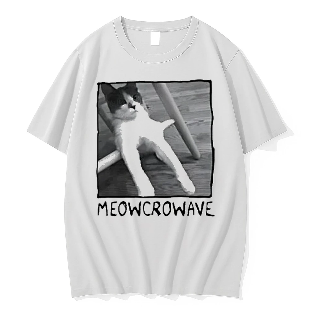 Microwave Meowcrowave Vintage Shirts