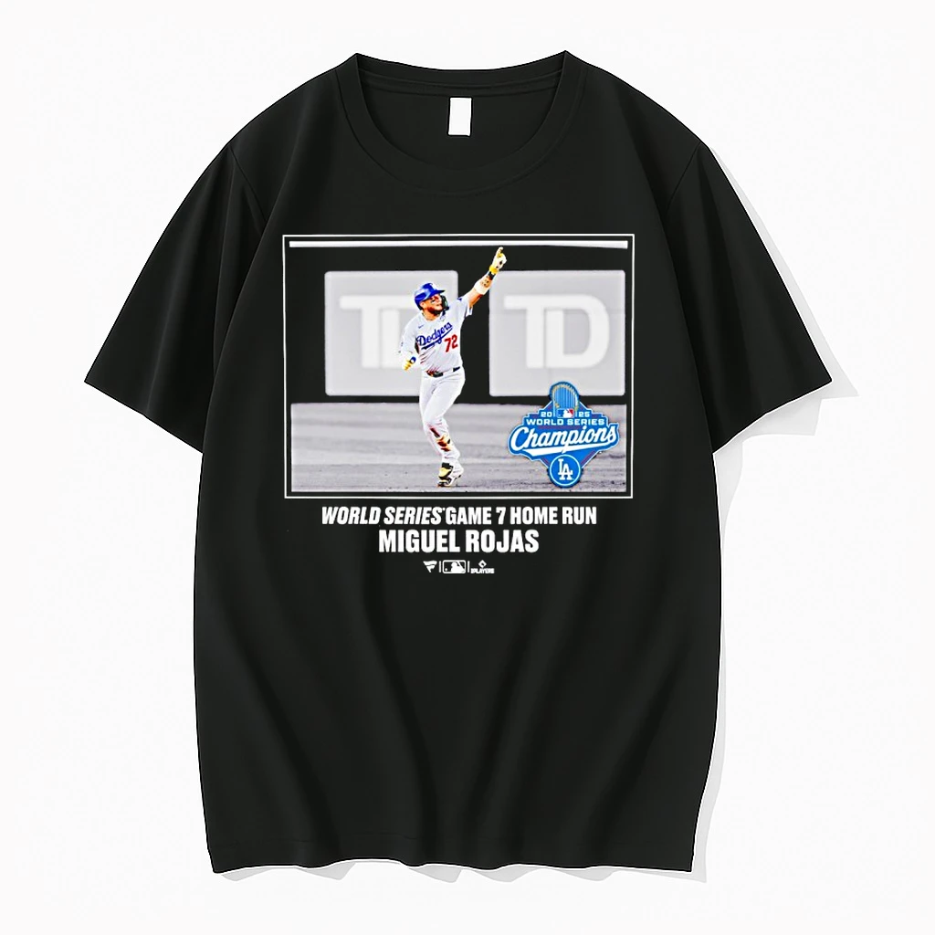 Miguel Rojas Los Angeles Dodgers 2025 World Series Champions Moment Shirts