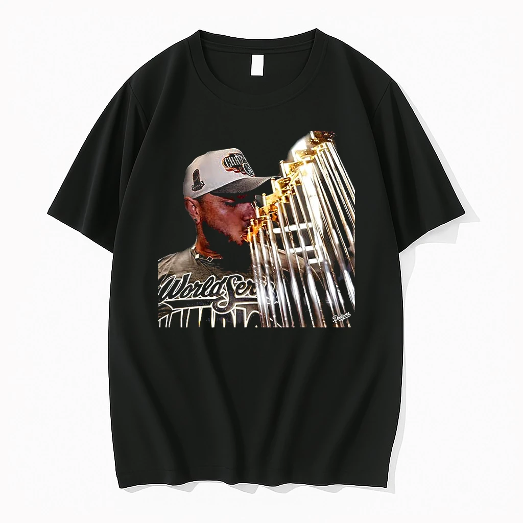 Miguel Rojas Los Angeles Dodgers World Series 2025 Champions Trophy Shirts