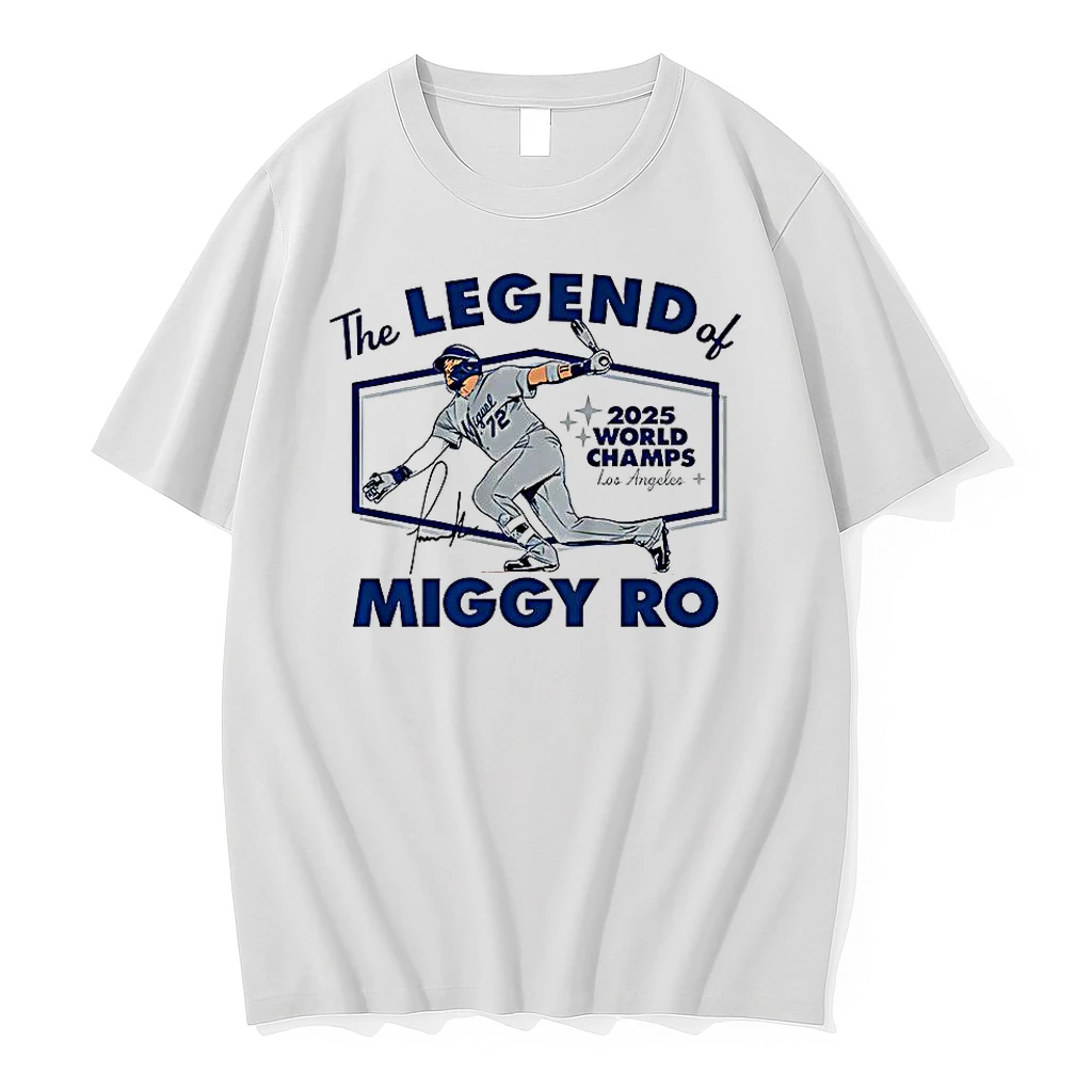 Miguel Rojas World Series Champions 2025 The Legend Of Miggy Ro Signature Shirts