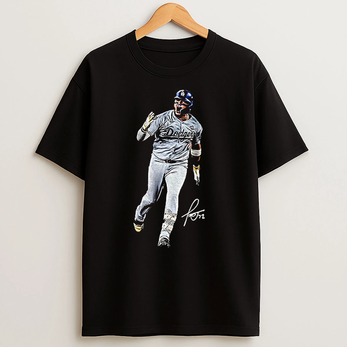 Miguel Rojas Running Los Angeles Dodgers Mlb Baseball Signature T Shirts