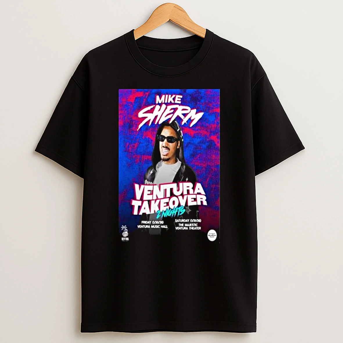 Mike Sherm Jan 30 31 2026 Ventura Ca Concert Shirts