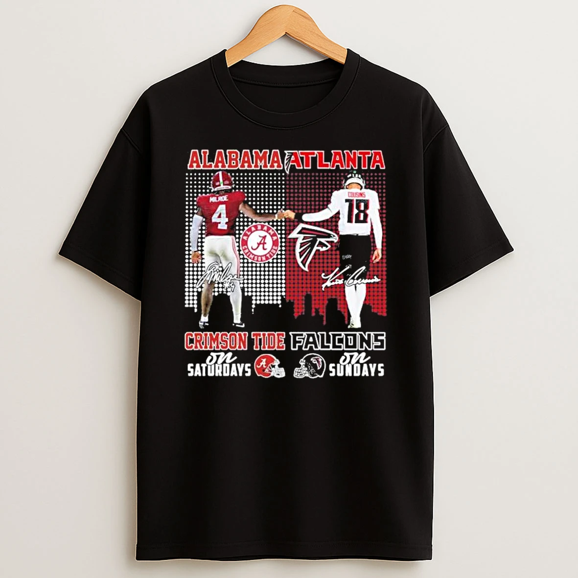 Milroe Alabama On Saturdays And Cousins Falcons On Sundays Shirts