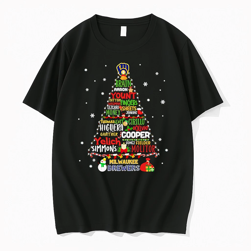 Milwaukee Brewers Christmas Tree Shirts