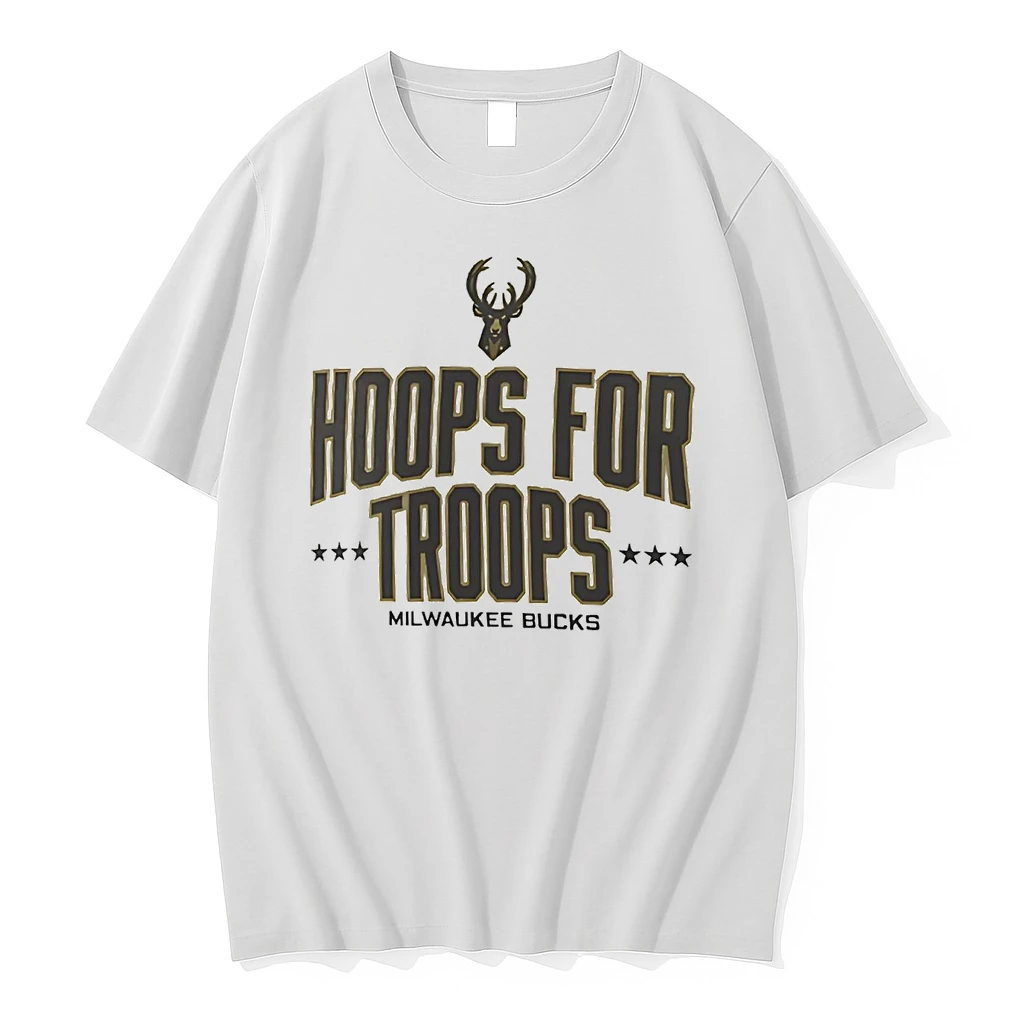 Milwaukee Bucks Hoops For Troops Shirts
