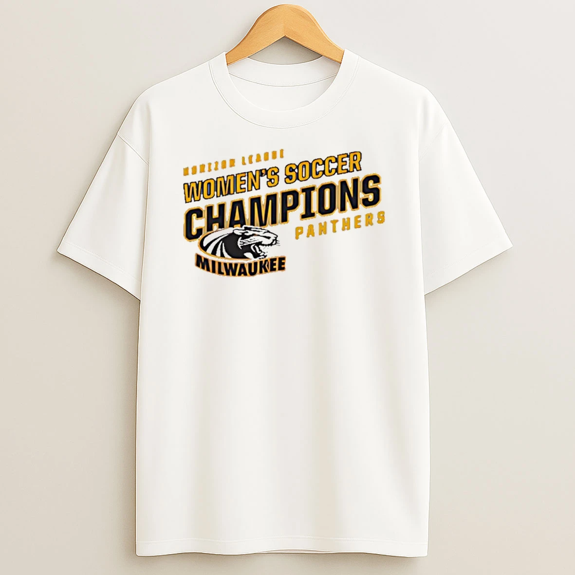 Milwaukee Panthers 2025 Horizon League Womens Soccer Champions Shirts