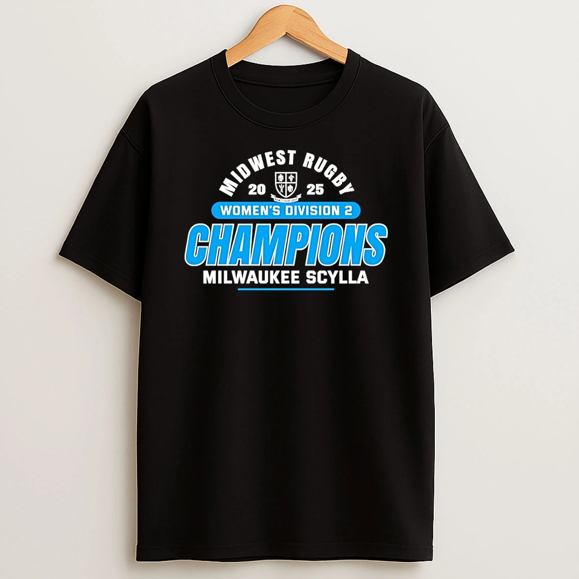 Milwaukee Scylla 2025 Midwest Rugby Womens D2 Premiership Champions Shirts