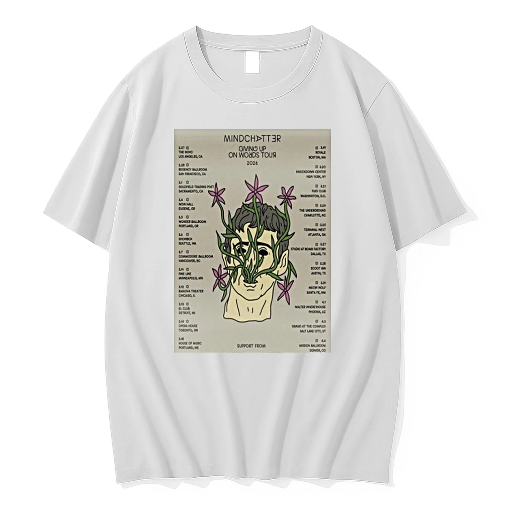 Mindchatter Giving Up World Tour 2026 Shirts