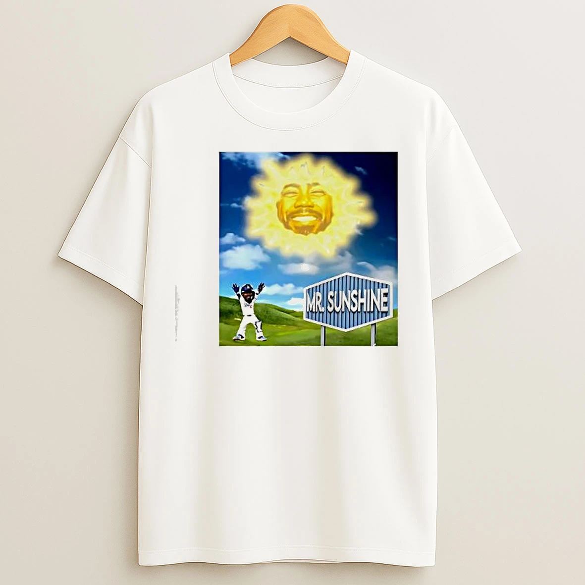 Mini Mr Sunshine Natural La Graphic T Shirts