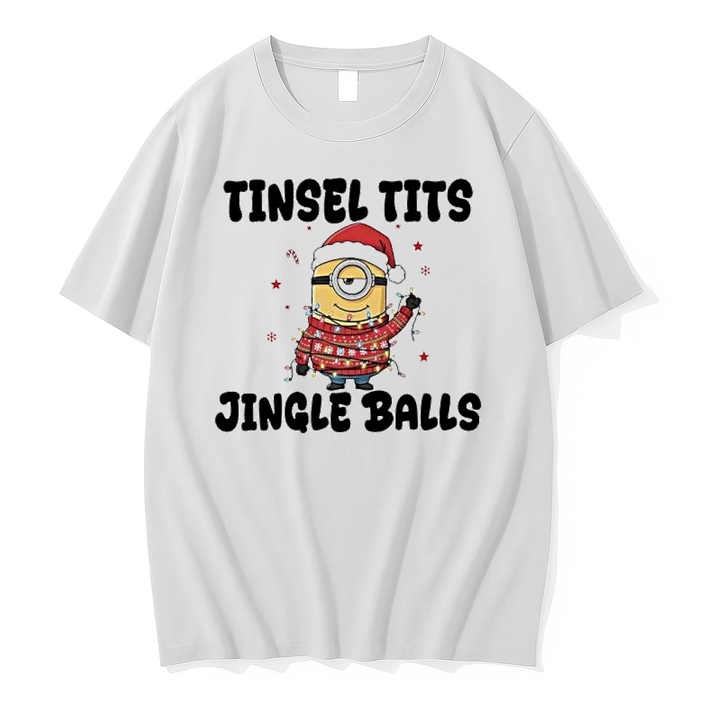 Minion Christmas Lights Tinsel Tits Jingle Balls Shirts