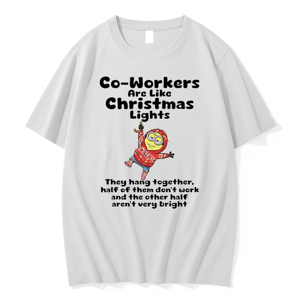 Minion Co Workers Are Like Christmas Lights Shirts
