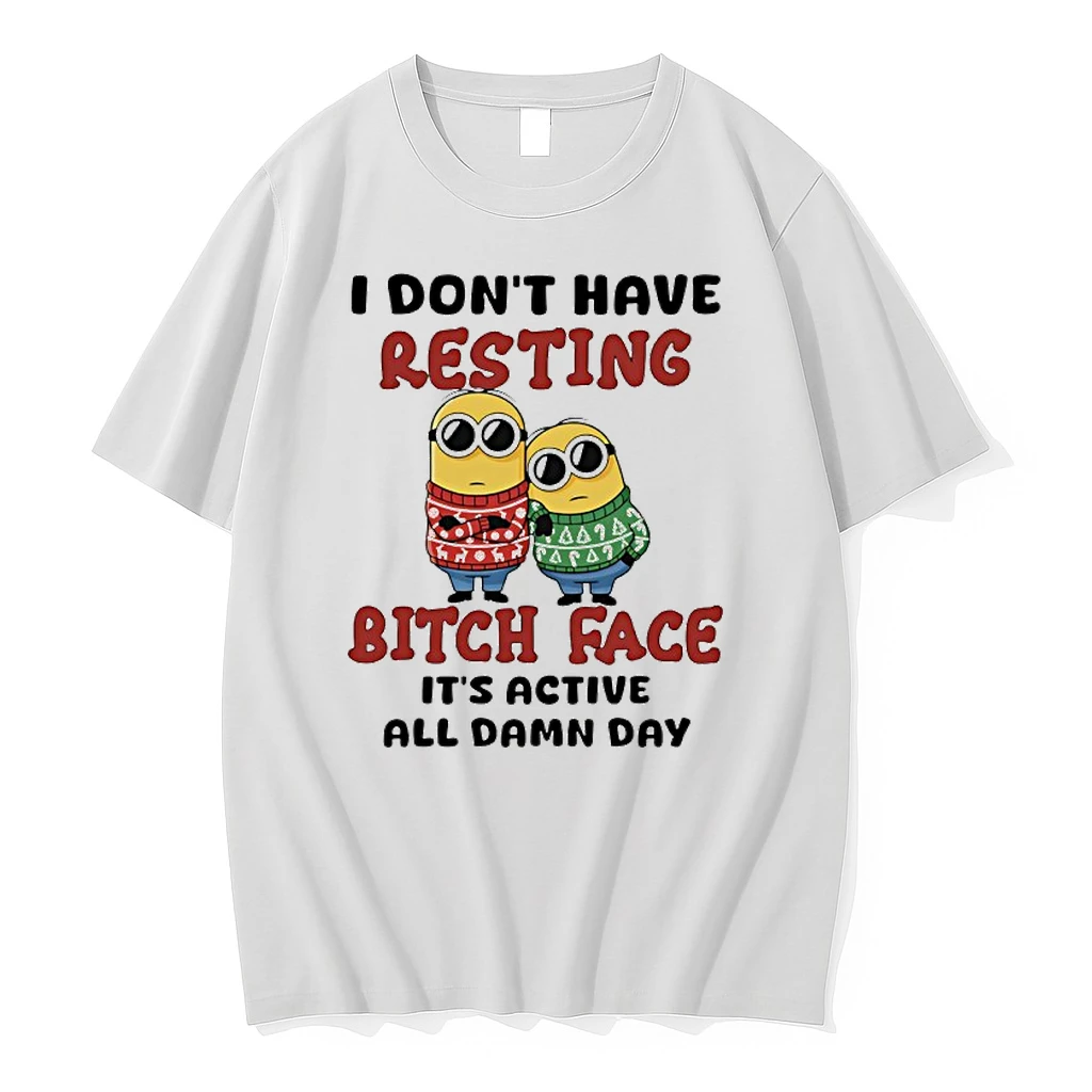 Minion I Dont Have Resting Bitch Face Its Active All Damn Day Shirts